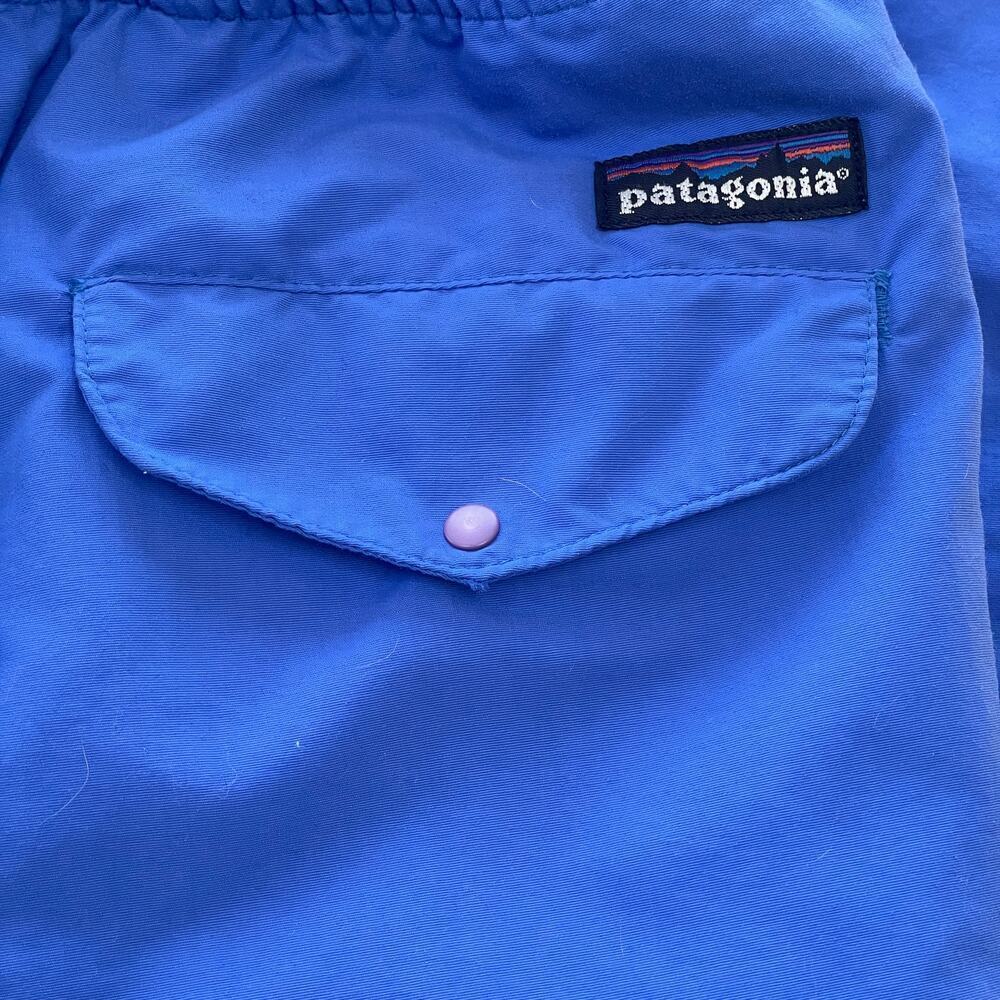 Patagonia Blue Lightweight Drawstring/Elastic Waist Nylon Pants - Medium - Picture 8 of 13